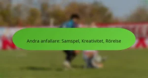 Andra anfallare: Samspel, Kreativitet, Rörelse