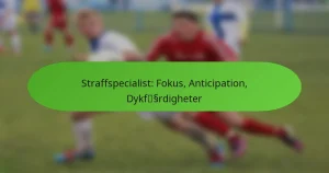 Straffspecialist: Fokus, Anticipation, Dykfärdigheter